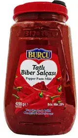 [225156] Pepper Paste Mild In Plastic Jar Sweet (Burcu) 4x4200G