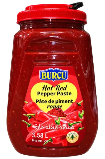 [225149] Pepper Paste Hot In Plastic Jar Hot (Burcu) 4x4200G