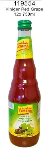 [119554] Vinegar Red Grape (Yamama) 12X750ml