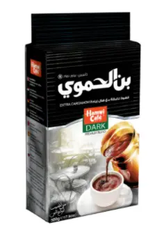 [112722] Hamawi Cafe Dark Extra Cardamom Black 12x450g