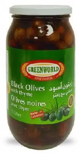 [104949] Black Olives w/Zaatar  (GW) 12x1 LT