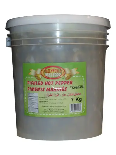 [101481] Pepper Hot Pickles (Pepperoncini) GW 7KG