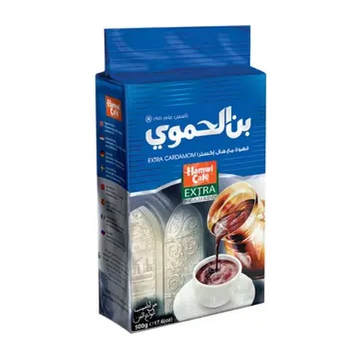 [112647] Hamawi Cafe Extra Cardamom Blue 12x450g 