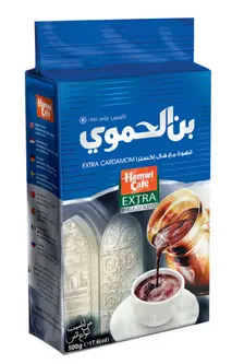 [112647] Hamawi Cafe Extra Cardamom Blue 12x450g 
